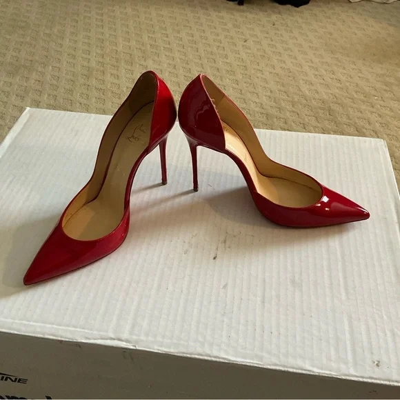 Christian Louboutin Iriza 100 Pump in size 40.5 eurpopean - Picture 6 of 12